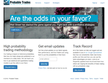 Tablet Screenshot of probabletrades.com